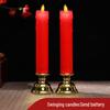 LED Simulated Electronic Candle for Housewarming, New Home, or Buddha Offering - Smokeless and Attracts Wealth.