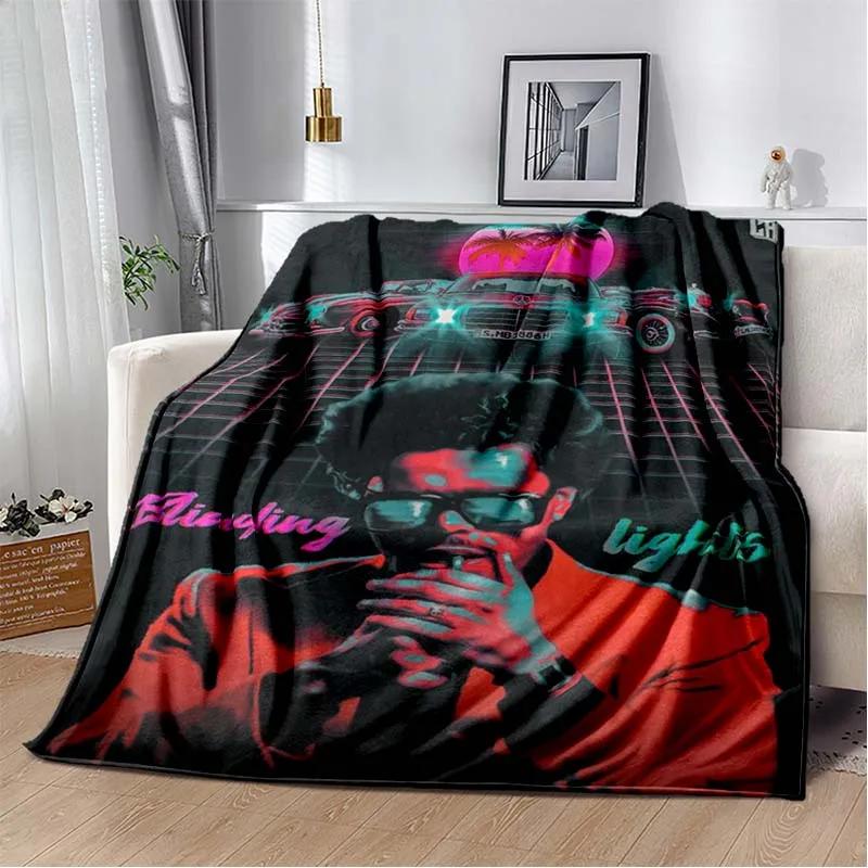 New Singer Star TThe Weeknd Soft Plush BlanketFlannel Blanket Throw Blanket for Living Room Bedroom Bed Sofa Picnic Cover Kids