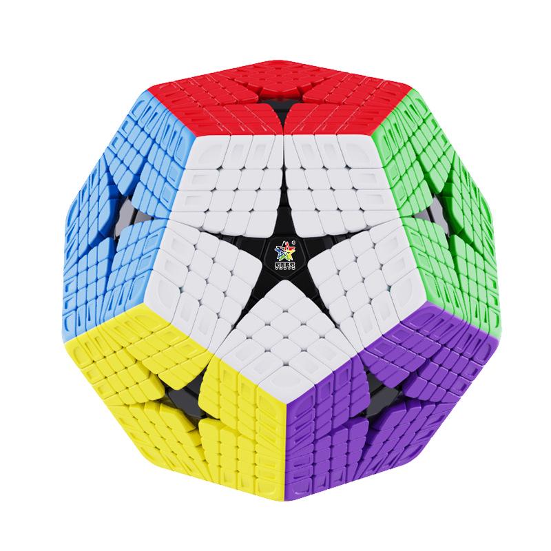 

Желтый Дракон Кубик Рубика 8-го порядка: Неправильный додекаэдр, однотонный, коллекция высокого класса Infinite, распродажа. Huanglong Five-Magic Non-Magnetic