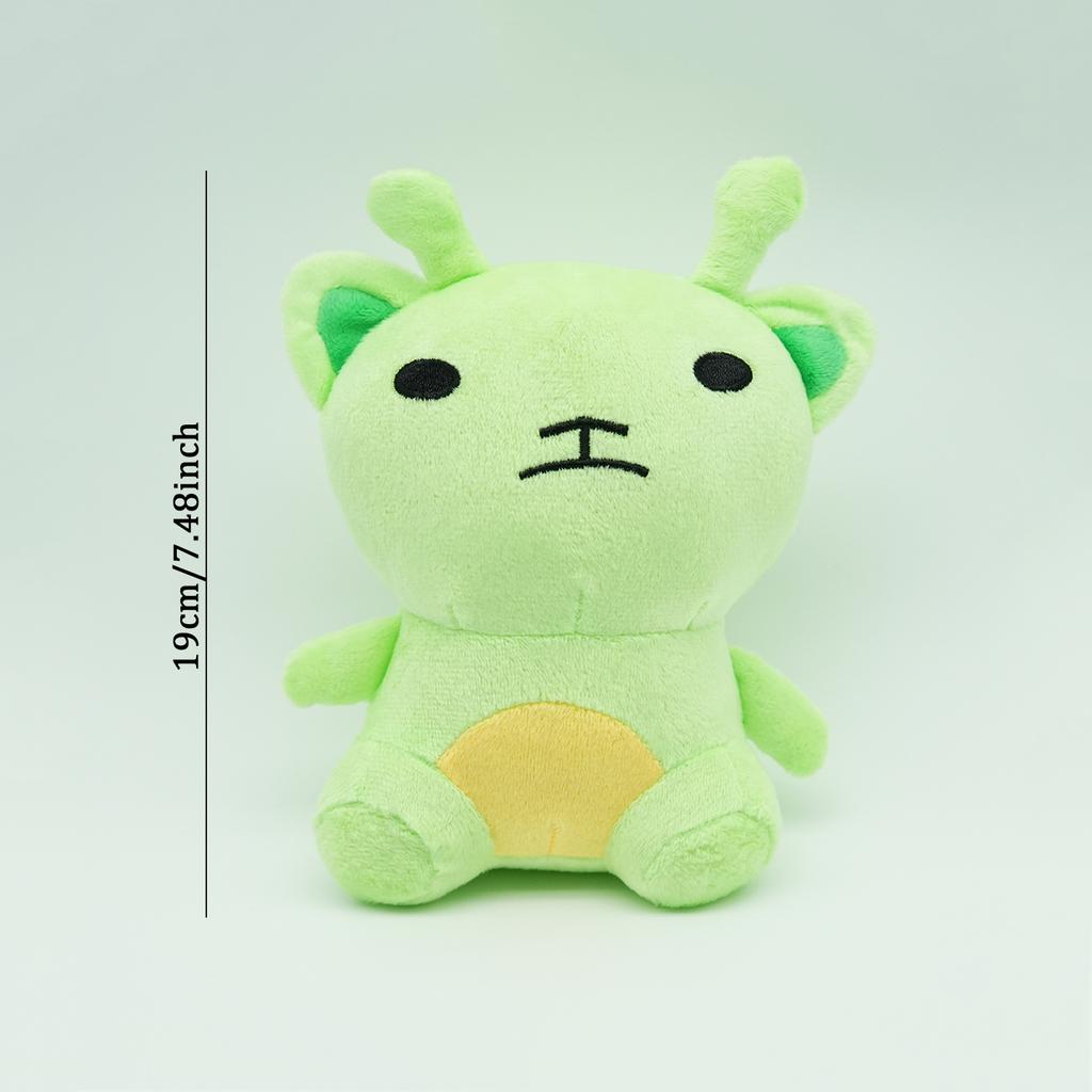 TreasuringU New Green Alien Cat Plush Toy Interesting Meme Cat Plush Doll Fun Dancing Cat Stuffed Toy Plushie Birthday Gift