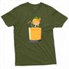 Funny Orange Fruit Drinking Orange Juice Cartoon Art Graphic T Shirt Unisex Casual Daily Wear Summer Short Sleeve Tee Tops