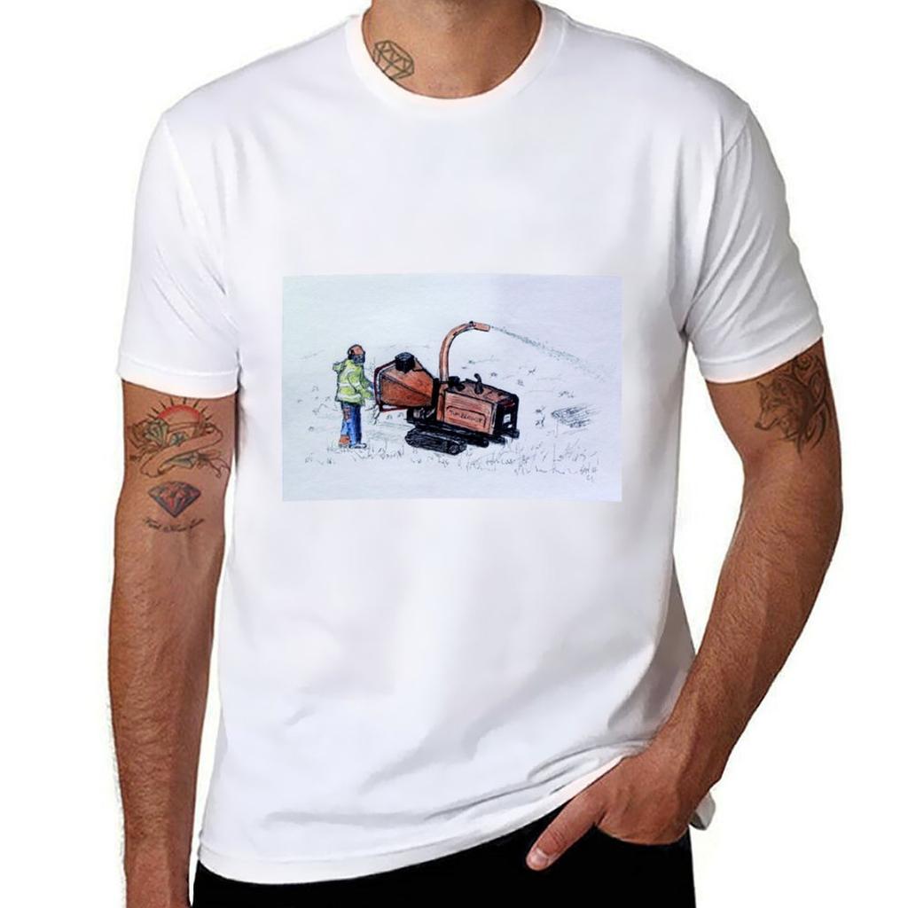 Arborist Tree Surgeon Lumberjack Logger Chainsaw Wood Chipper Tshirt Quick Dry Sports Short Sleeve Tee