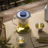OUDON Pure Titanium Travel Tea Set with Borosilicate Glass