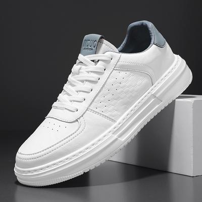 Weiße Casual Sneakers für Herren Neue Designer-Sneakers aus Leder Mode Vielseitige atmungsaktive Herren-Skateboardschuhe Zapatos De Hombre