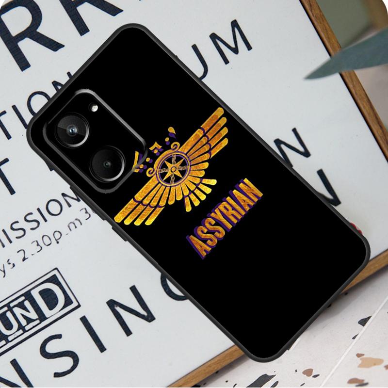 

Assyria Flag Assyrian For Realme C55 C53 C67 GT Neo 5 6 9 10 11 12 Pro Plus C11 C25 C21Y C30 C31 C33 C35 C51 Case Realme C33