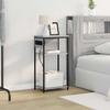 Nightstand Grey Sonoma 41 x 28 x 76 cm Engineered Wood