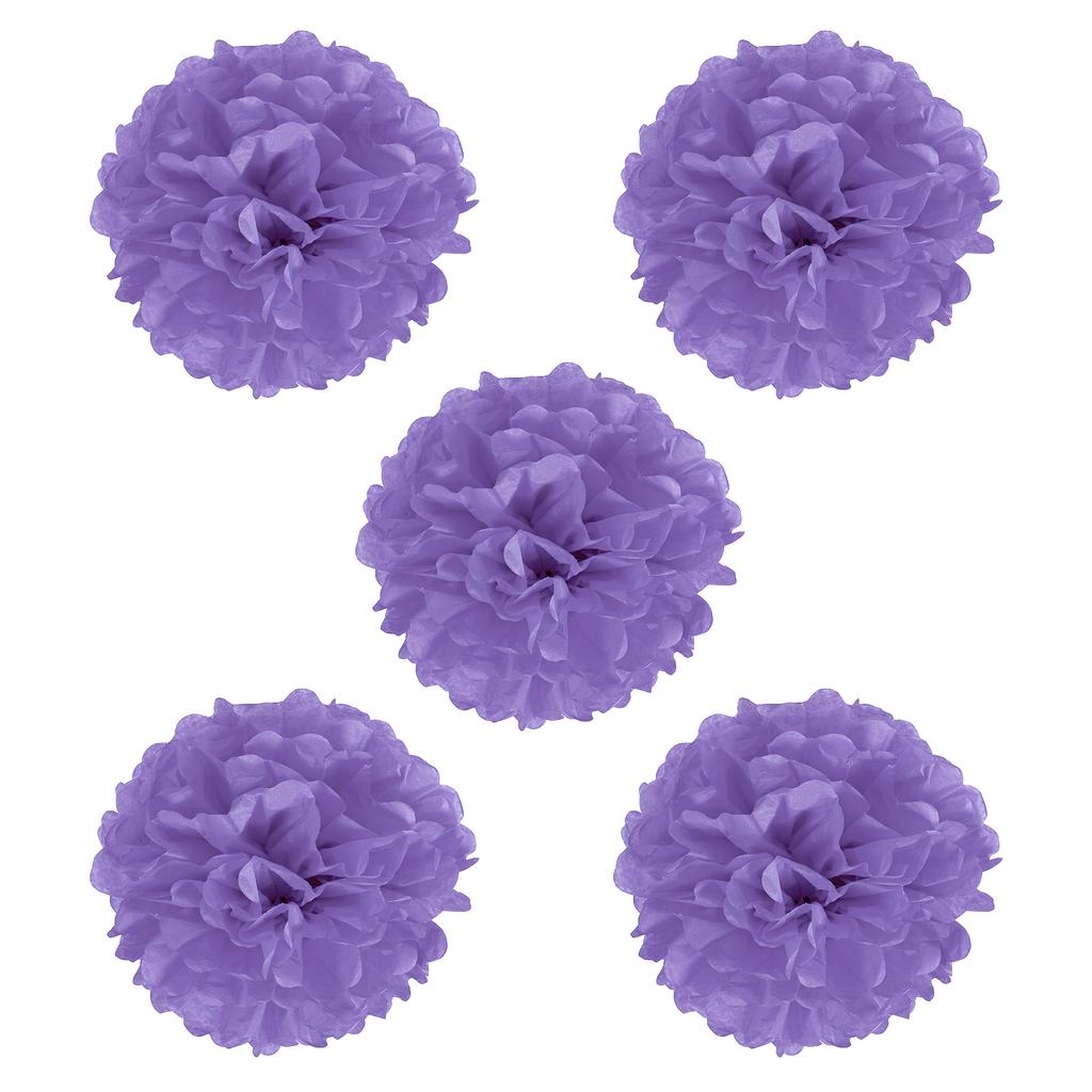 5pcs Paper Flower Ball Tissue Pom Poms Flowers for Wedding Bridal Shower Birthday Bachelorette Party Backdrop Decoration 20cm