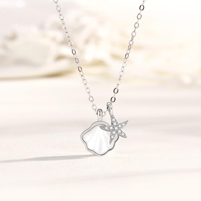 A Shell Starfish Shell Necklace Women's Niche Exquisite Ins High-end Design Pendant