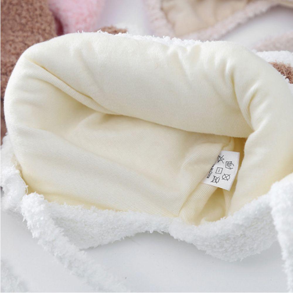 Cartoon Ear Winter Baby Earmuffs Warm Ear Protection Cap New Baby Knitted Cap