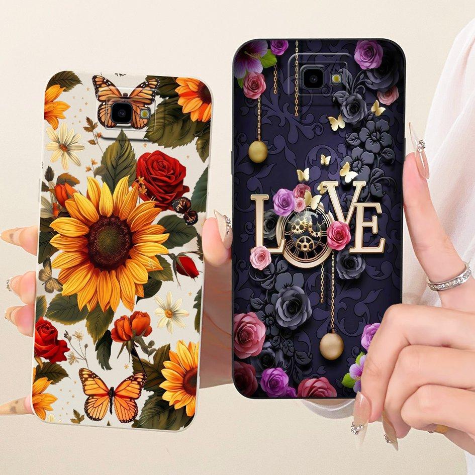 Case For Samsung Galaxy J4 Plus Core Cover SM-J415F SM-J410F Cute Cartoon Cat Shockproof Bumper on Samsung J4 2018 SM-J400F Capa