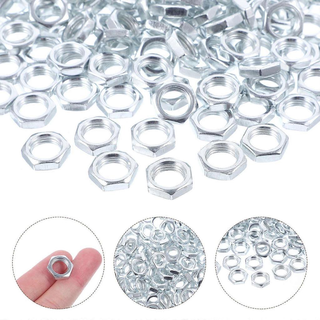said 150pcs Lamp Nut Hardware Nut Hex Locknut Standard Lamp Pipe Hexagon Fastener