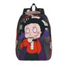 Mona The Vampire Anime Teenage Backpack Lightweight Student Hiking Travel  Daypack for Men Women Laptop Canvas Bags