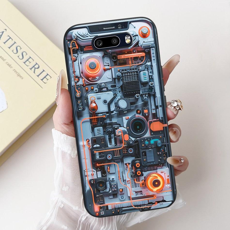 Per LG V50S ThinQ / V50 ThinQ 5G Nuova Carina Custodia per Telefono Floreale a Cartoni Animati Per LG V50 V50S ThinQ Custodia Morbida in Silicone Nero