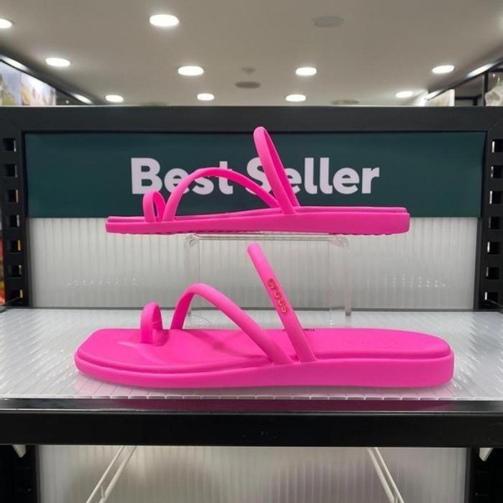 

Crocs Miami Toe Loop Sandals 209862 6tw Pink pink/220