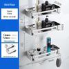 304 Stainless Steel Bathroom Corner Storage Shelf