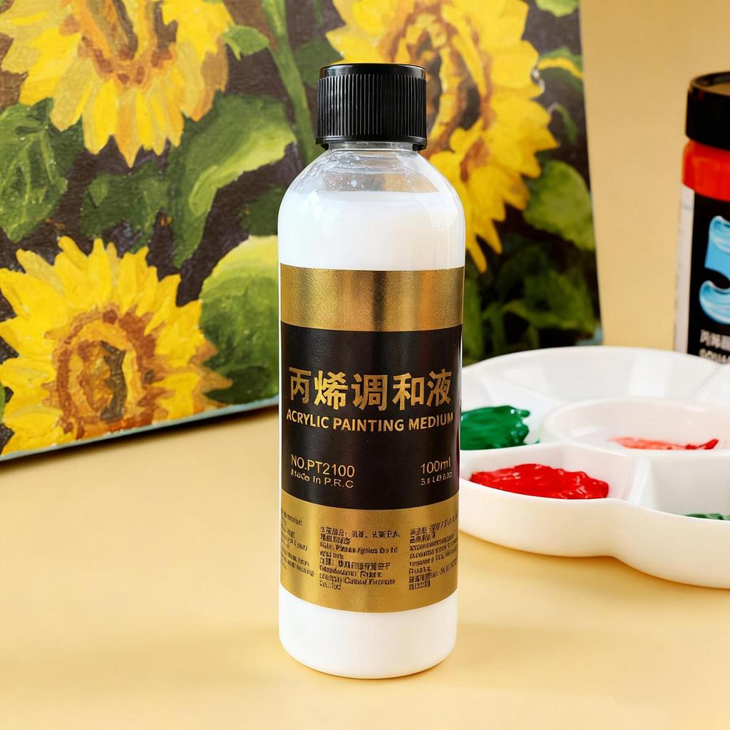 100ml Acrylic Paint Special Blend Liquid, Acrylic Paint Medium, Water Powder Diluent Acrylic Pigment Dilute Chroma Medium