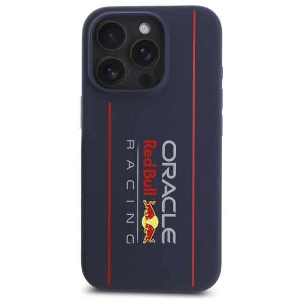 Red Bull Rbhmp15L24Siolrv Iphone 15 Pro  6.1 Hardcase Granatowy/Navy Silicone Vertical Logo Magsafe