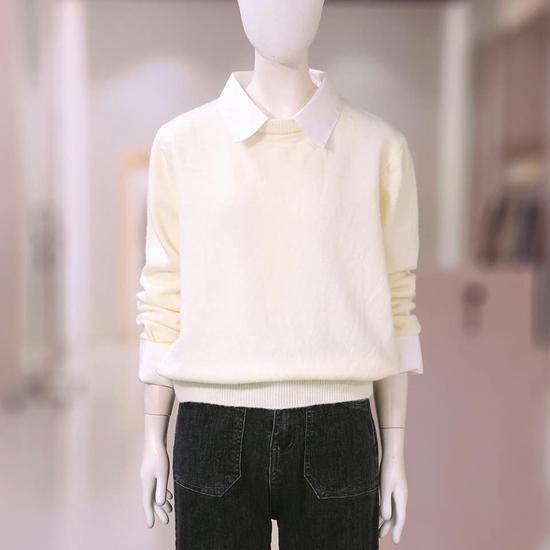 Leshop Women s Layered Loose Fit Knit TOAKP138 Official FREE серый