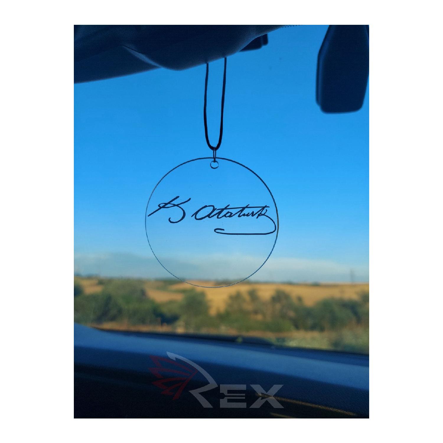 

Atatrk Signature Rear View Mirror Ornament Black Atatrk Signature Mirror Ornament New Trend Vehicle Mirror Ornament Car Ornament