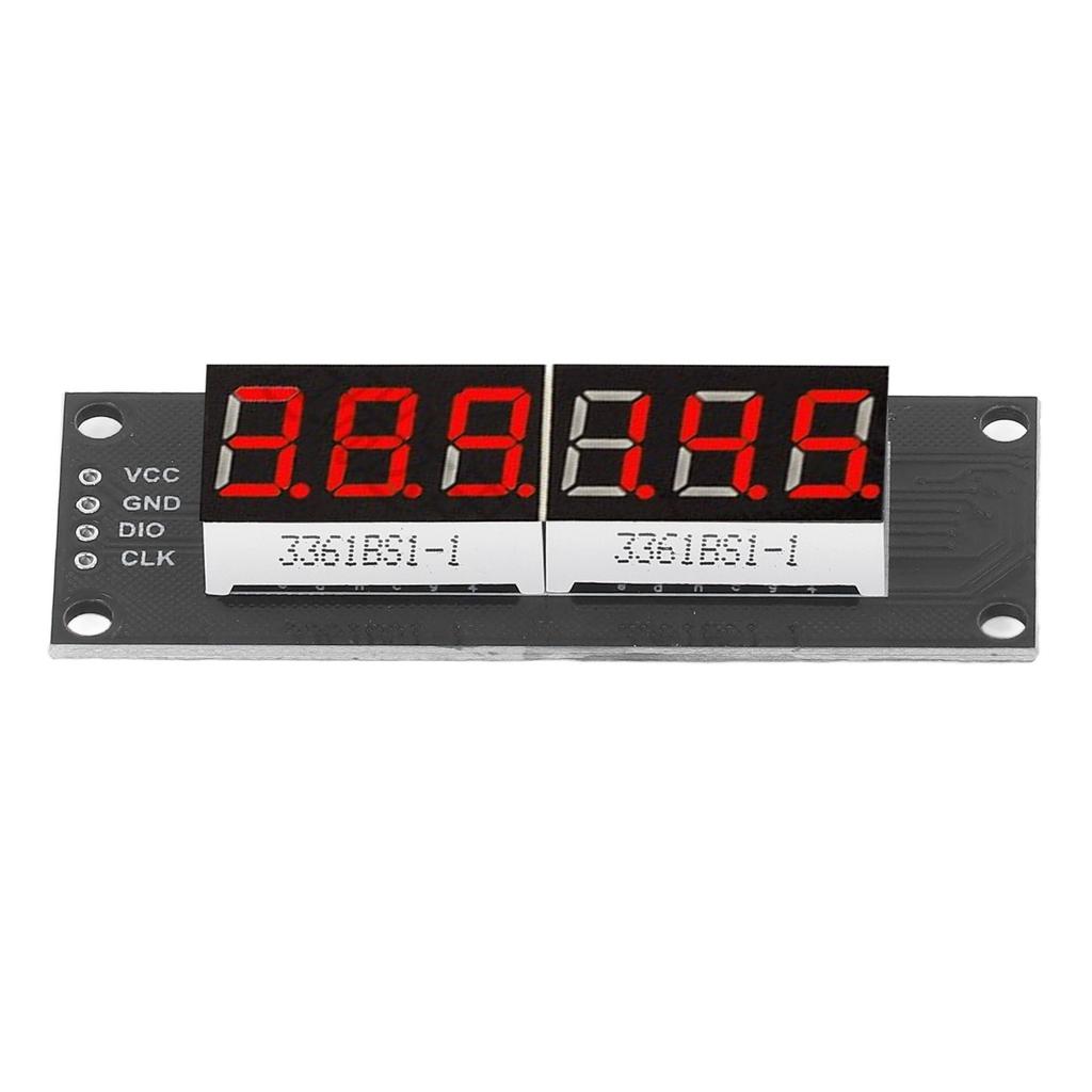 Afișaj LED cu tub cu 6 cifre, segment, driver TM1637, modul optoelectronic digital, roșu, 0,36 in