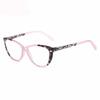 Unisex Ultralight Anti Blue Light Presbyopia Glasses Trends Cat Eye Reading Glasses HD Far Sight Eyeglasses with Plus Diopters