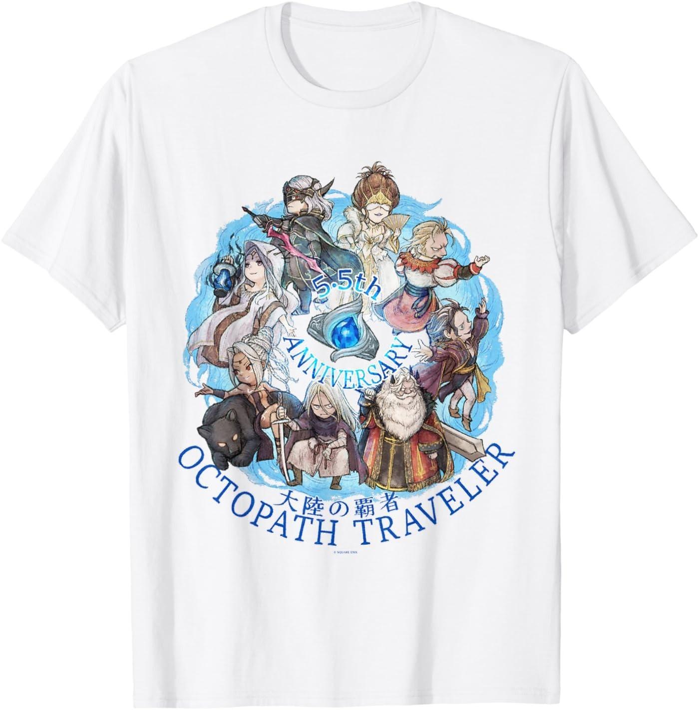 OCTOPATH Traveler: COTC - 5.5th Anniversary T-Shirt S разноцветный