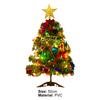 1 Set 50cm Traditional Elegent Style Mini Christmas Tree with Lights Party PVC Everlasting Gifts Small For Household Decoration
