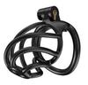 Tortilla Chastity Cage M 7 X 3.4 Cm Black - CockLock - Chastity Cages