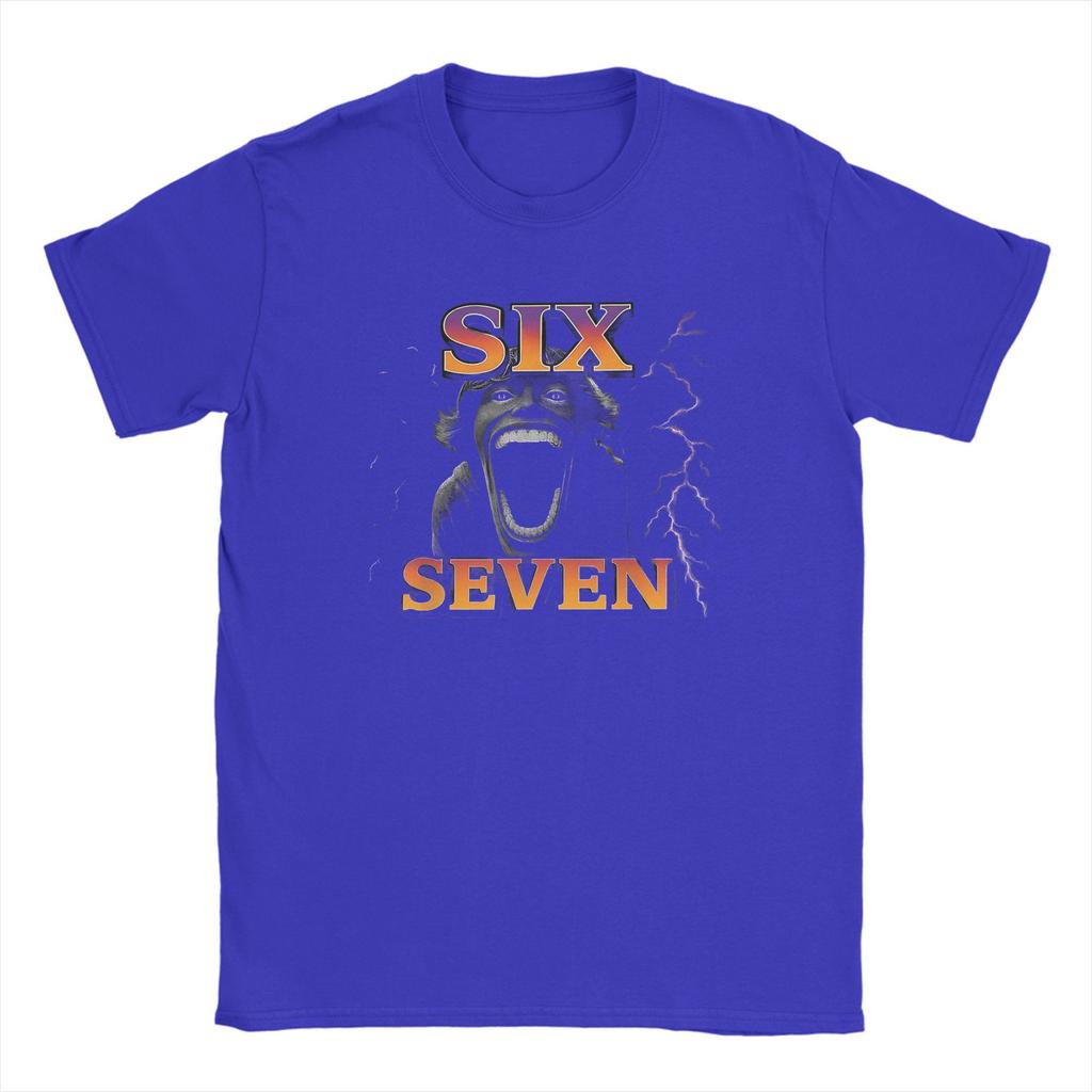 Vintage T-Shirt Summer 67 Six Seven Bootleg Meme Leisure T-Shirts  Cotton Tee Shirt for Men's Awesome Design Short Sleeve Tops