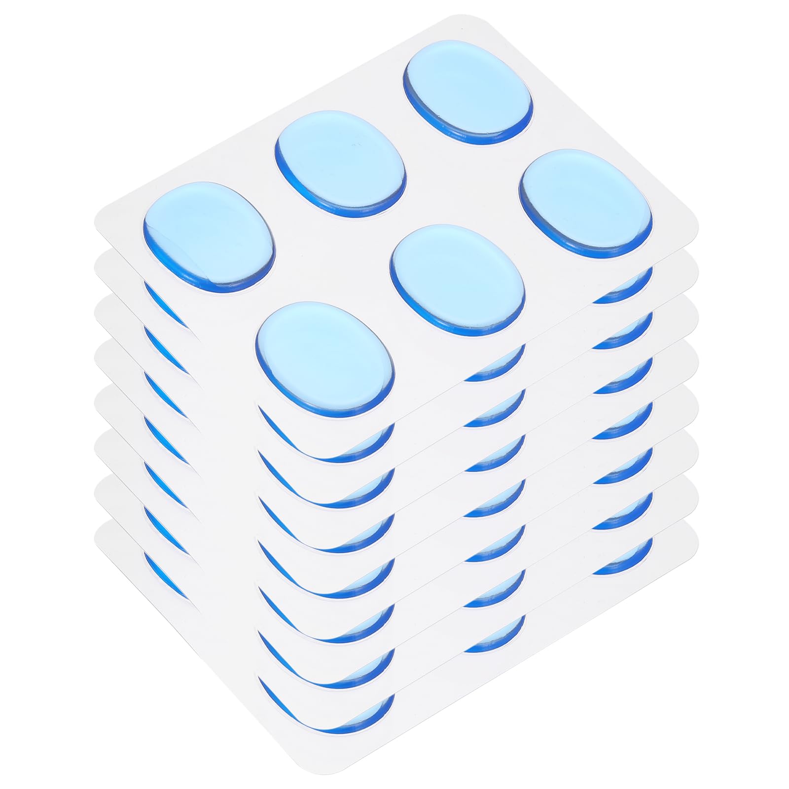 

uxcell 48-Piece Drum Damper Gel Pads, Silicone Mute Pads, Drum Silencers, Moon Gel Blue, 30x25x3mm, Effective for Adjusting Drum Cymbal Volume