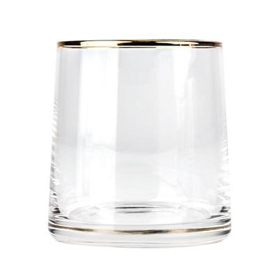 Vasos de Whisky con Borde Dorado Wutuo (Juego de 2)