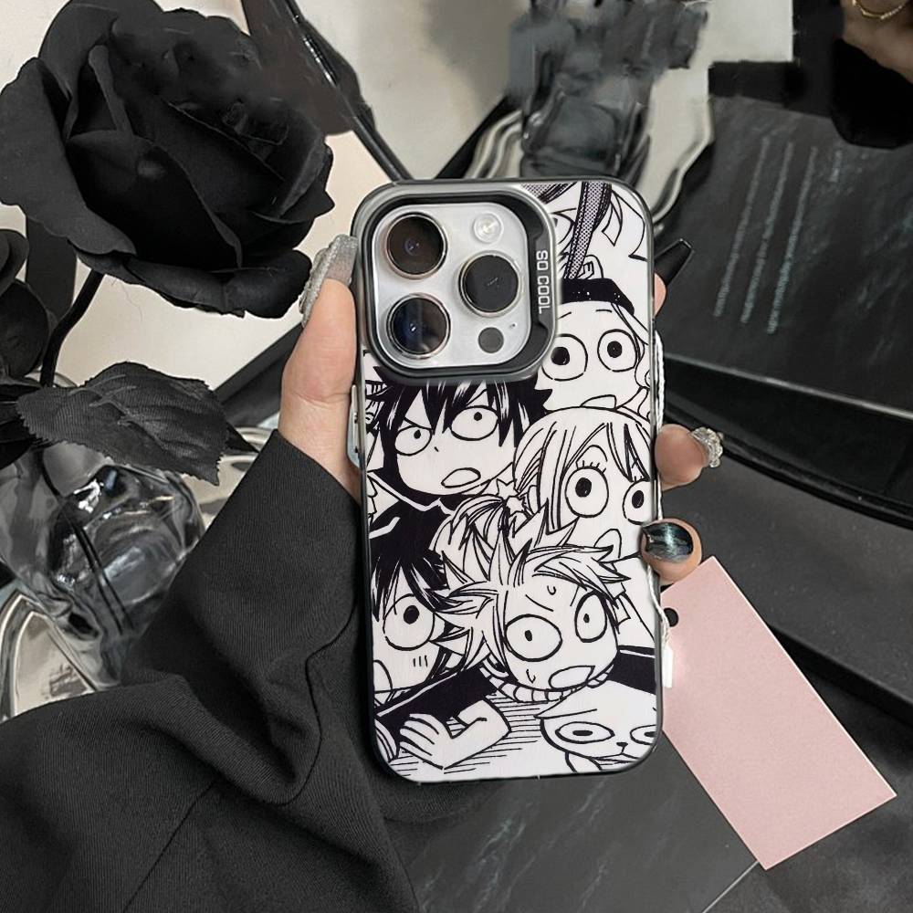 ANIME F-FAIRY TAIL Phone Case For IPhone 16 17 15 14 12 13 Pro Max Black Color Shockproof Cover