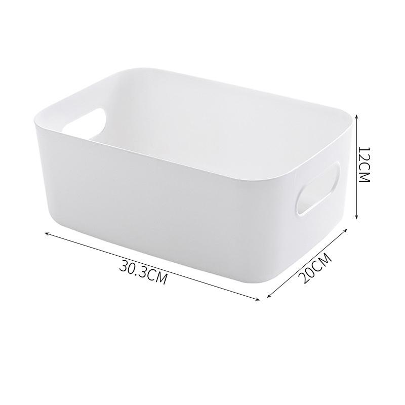 Storage Organizer Box Desktop Cosmetics Storage Sundries Organizer Storage Basket Plastic Snacks Home Kitchen Storage Box