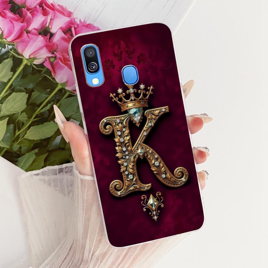 For Samsung Galaxy A40 Case SM-A405F Luxury Crown Letters Cover Soft Slim Phone Case For Samsung A40 A 40 GalaxyA40 Fundas Coque