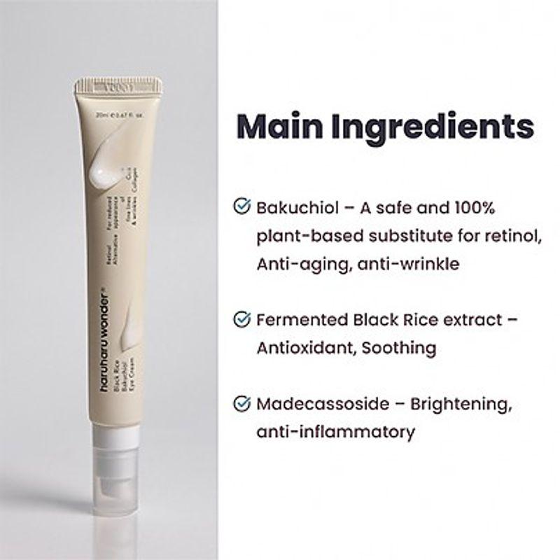 [haruharu wonder] Black Rice Bakuchiol Eye Cream 20ml