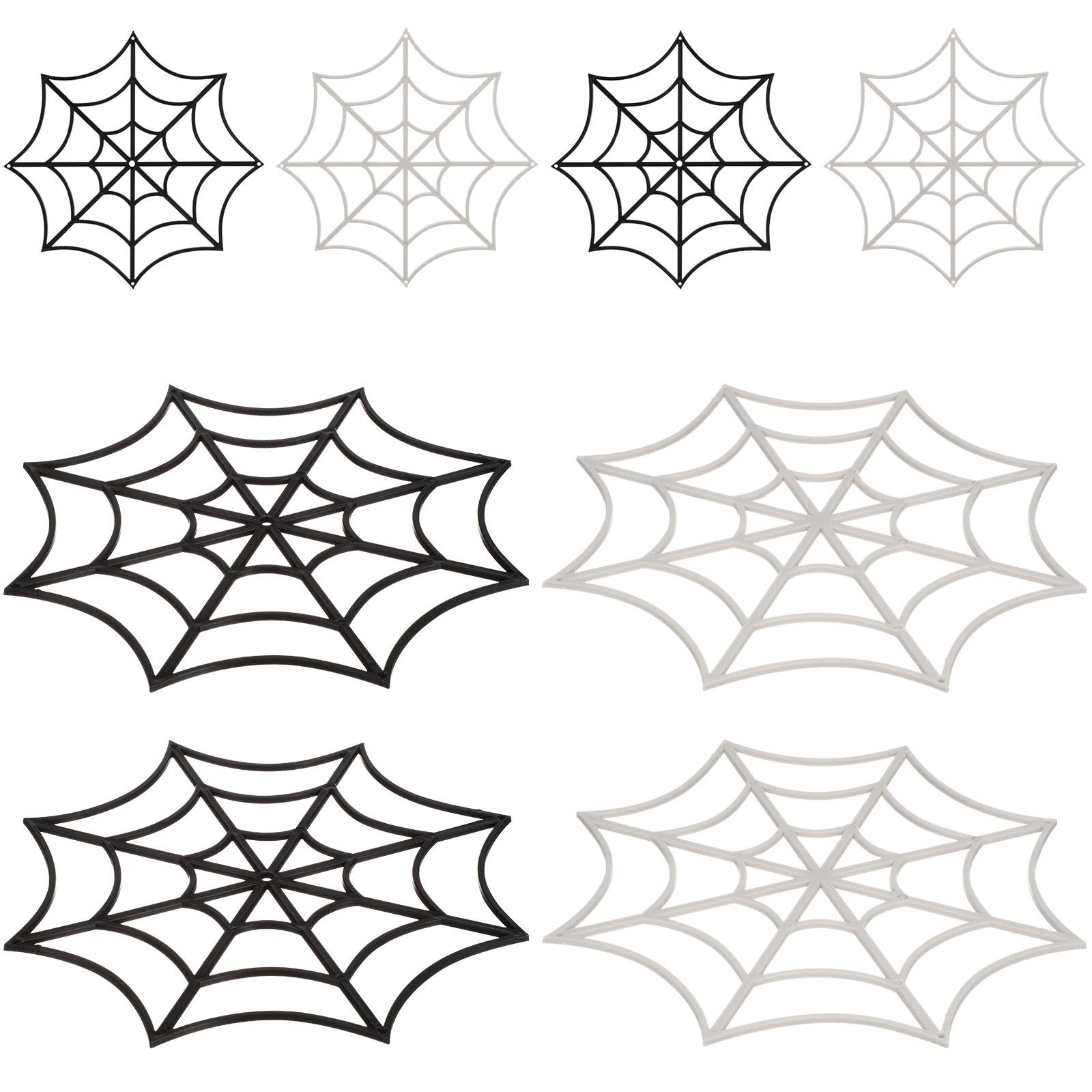 

12pcs Halloween Spider Web Giant Spider Web Decoration Black Stretchy Cobweb Party Bar Haunted House Home Decoration