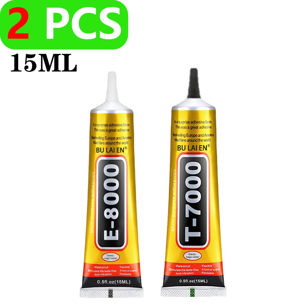 T7000+E8000 Adhesive Repair Kit Office & Home DIY Mobile Phones Jewellery Displays Footwear Waterproofing
