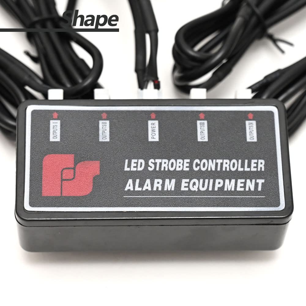 12V Car LED Strobe Light Flashlight Strobe Light Flash Light with Switch
