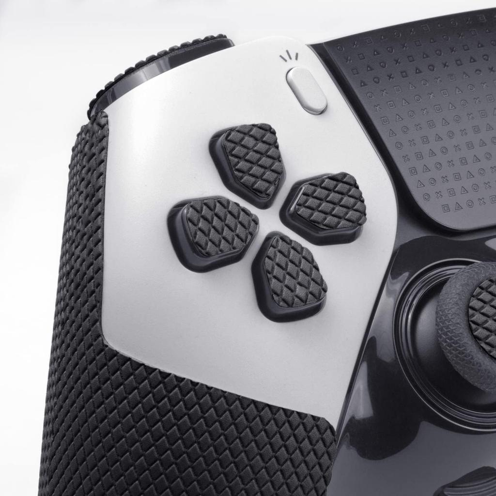 Controller Grips Compatible with PlayStation 5 DualSense Edge, Anti-Slip, Sweat-Absorbent, Textured Skin kit, for PS5 Controllers Handle Grips,