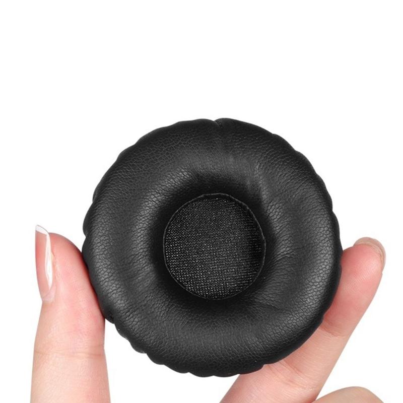 1Pair Ear Pad Replacement Protein Leather Earpads Ear Cushions Sponges Cover Earmuffs for T51P DT1350 T51 T51I T50P DTX350p Headphones