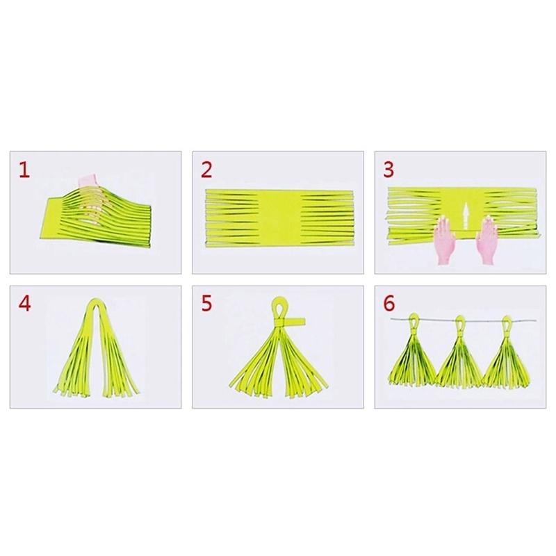 5Pcs Tissue Paper Tassel Garland Bunting Party Wedding Birthday DIY Pom Poms Decor