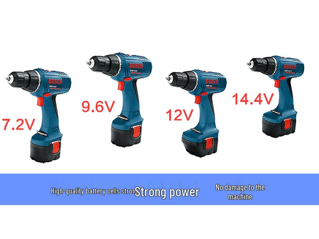 Compatible Lithium Battery 18650 for BOSCH 7.2V-14.4V Cordless and Pistol Drill GSR12-2.