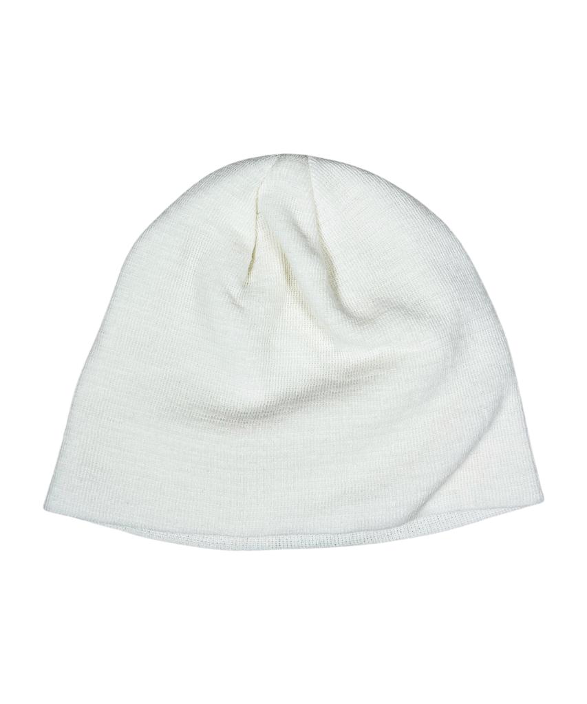 SK8ER ROCK Vintage Label Beanie ((Ivory))