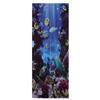 2pcs Door Sticker Underwater World Pattern Frosted Texture Self Adhesive Waterproof 3D Door Poster for Home