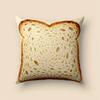 Plush Bread Pattern Pillow Cover Machine Washable Zipper Cushion Case for Sofa Bedroom Car Home Contemporary Decor