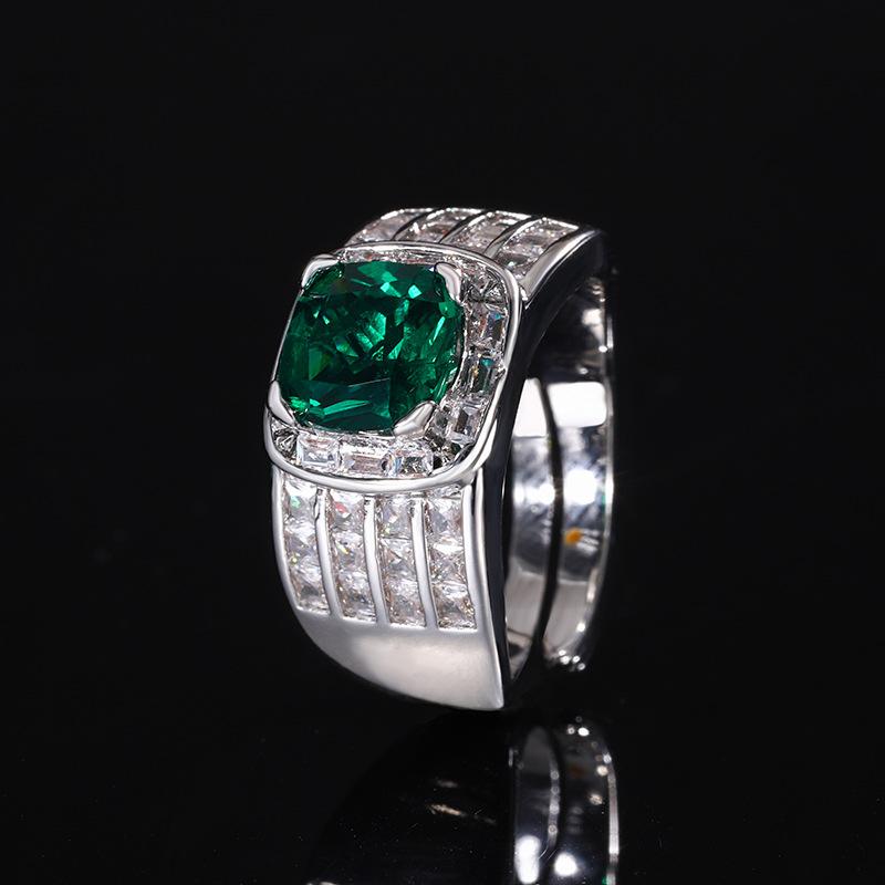 

Ювелирные изделия Медь с позолотой Имитация красного корунда Ретро кольцо-дорожка Женское 8 * 8