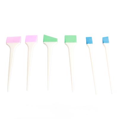 6Pcs Hair Dyeing Brush Set Silicone Hair Coloring Dyeing Hairdressing Tool for Hair Salon