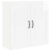 PORTO Wall Cabinet High Gloss White 80 X 31 X 80 Cm Engineered Wood