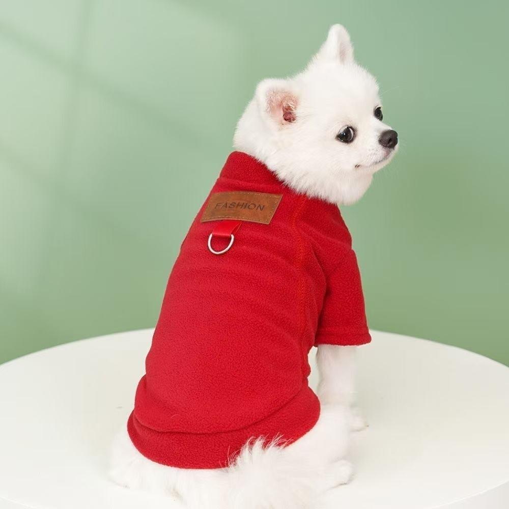 Warm Puppy Sweatshirt Fleece Dog Winter Clothing New Pet Pullovers  Daily Wear