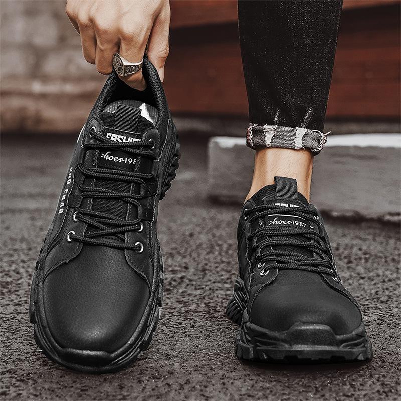 

Labor insurance shoes men s work casual board shoes work non-slip wear-resistant sports shoes mountaineering travel men s shoes 44 чорний